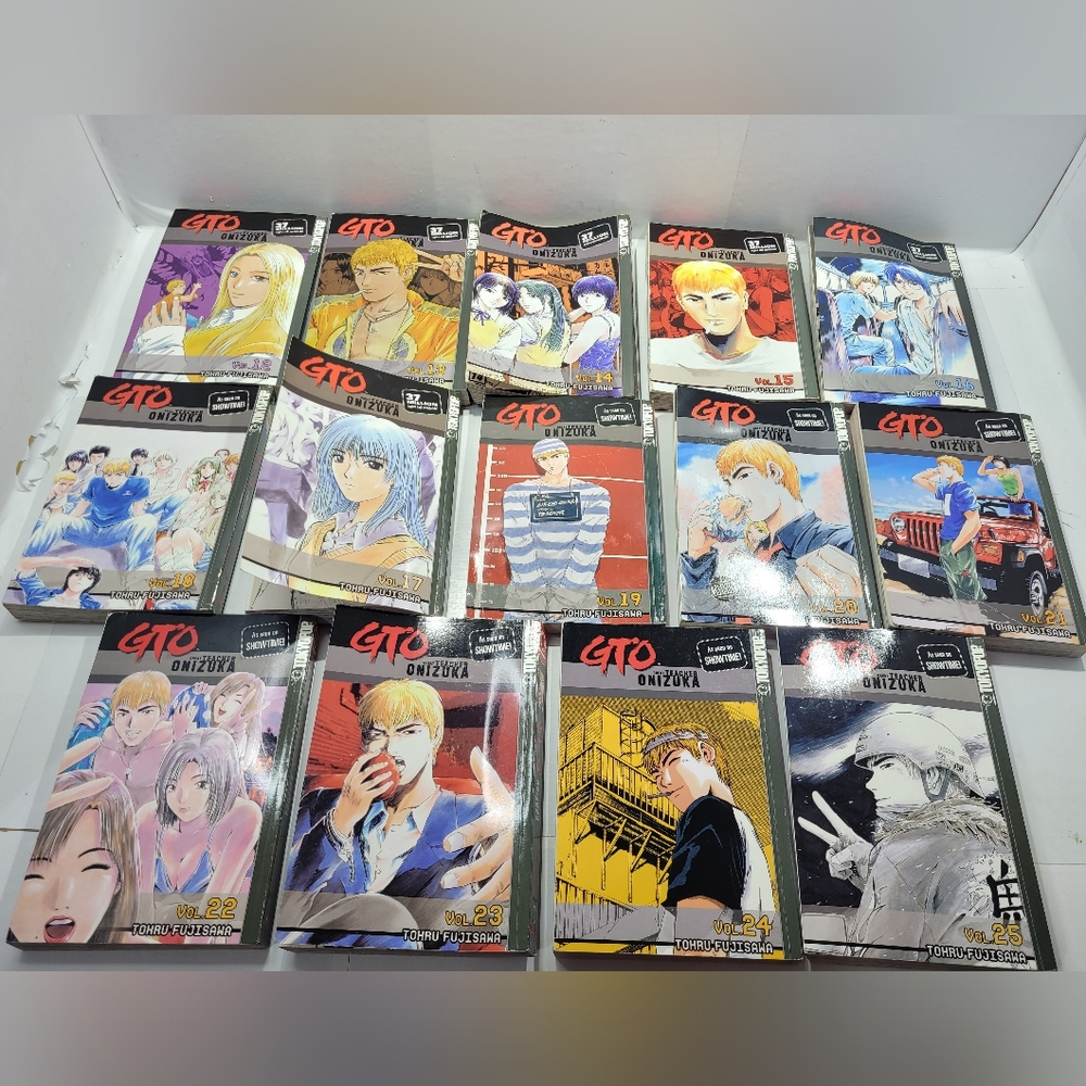 GTO GREAT TEACHER ONIZUKA TOKYOPOP ENGLISH MANGA 12-25 PAPERBACK